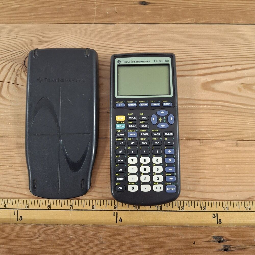 Texas Instruments TI-83 Plus Graphing Calculator - Black (83PL/TBL/1L1/A)